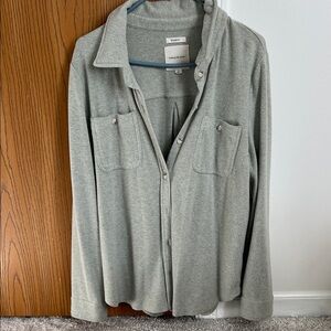 Thread & Supply Light Green Button-Up Shirt